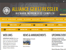 Tablet Screenshot of gertzresslerhigh.org